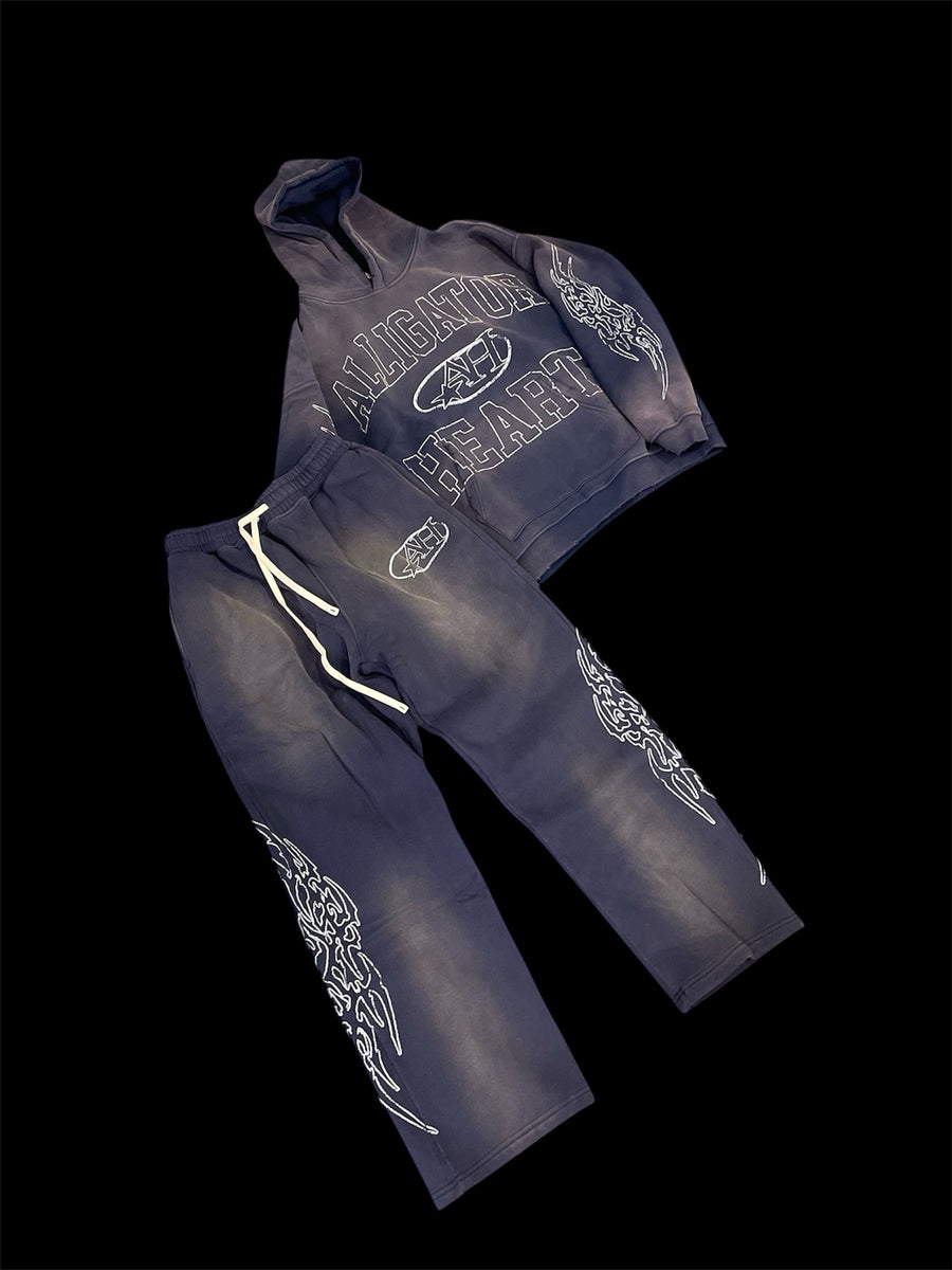 Alligator Heart Acid Blue Set