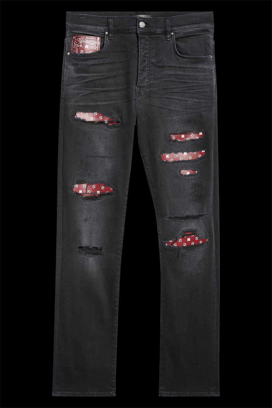Amiri Bandanna Denim Jeans